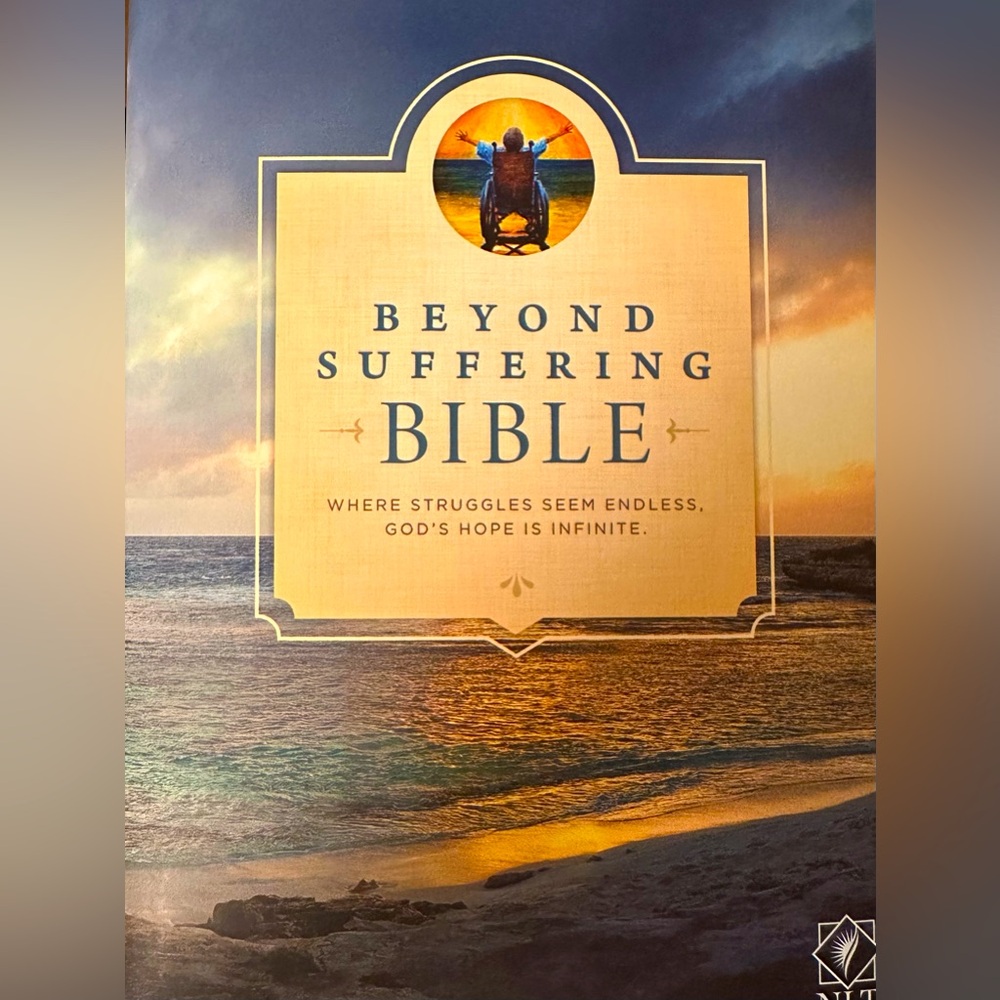NLT Beyond Suffering Bible - Hard Cover - Very Nice, NEW!